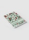 Lowha Spiral Notebook With 60 Sheets And Hard Paper Covers With Abstarct Flower Design, For Jotting Notes And Reminders, For Work, University, School