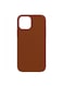 Generic Leather Case Cover With Magsafe For Iphone 12 Pro 6.1Inch Brown