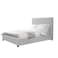 In House Las Palmas Velvet Bed Frame - Queen - 200x160 cm - White