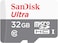 SanDisk Sdsquns-032G-Gn3Mn Sdsquns-032G-Gn3Mn Ultra Micro Sdhc Uhs-I 32Gb 80Mb/S Class 10 Silver Grey