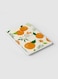Lowha Spiral Notebook With 60 Sheets And Hard Paper Covers With Orange Vector Design, For Jotting Notes And Reminders, For Work, University, School