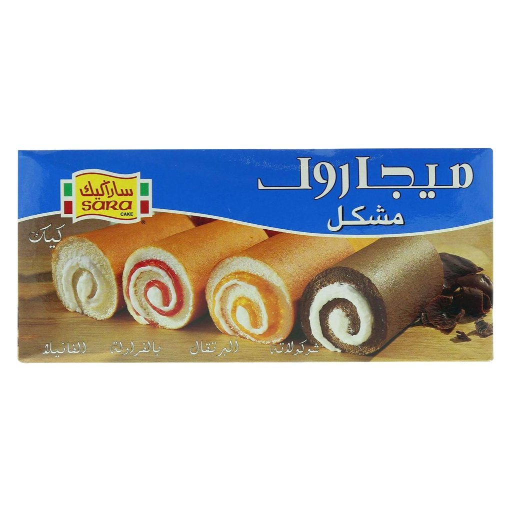 Sara Mega Assorted Roll Cake 85g x Pack of 6