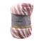 LA- collection King blanket pink zebra 220cm*240cm