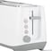Sharp 4 Slice Toaster, White, KZ T12W3