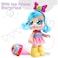 Fitto pretty stylish modern American girl doll with yellow boots, large blue eyes, blue hair with a battery, a singing doll toy with ice cream blind box surprise 12-inch toy for girls