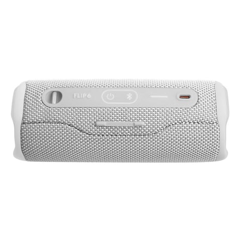 JBL Flip 6 IP67 Portable Bluetooth Speaker Waterproof With Powerful Sound And Deep Bass White