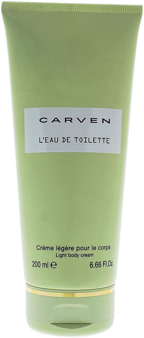 Carven Leau De Toilette Light Body Cream For Women 6.66 Oz Cream