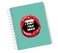Loud Universe Hardcover Notebook Dont Talk Much Lips Spiral Notebook with Premium High Quality Paper A5 Size