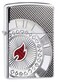 49058 167 Armor Poker Chip Design Windproof  Genuine Lighter
