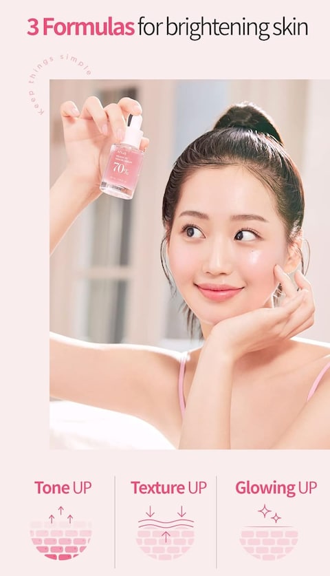 Anua Peach 70% Niacinamide Serum Brightening Hydrating Face Serum Hyperpigmentation Treatment Reducing Melanine Daily Clean Beauty, 29.87 Milliliters