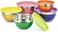 Generic Mixing Bowls With Airtight Lids, Salad Bowls Set, 5 Colors, 5 Size, Non-Slip Bottoms, Kitchen Tools Perfect For Mixing, Serving &amp; Prepping