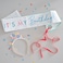 Mix it Up It's My Birthday Paper Sash &amp; Headband Set