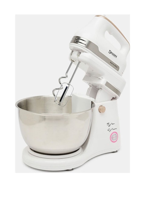 Dessini Swing Mixer With Stand And Bowl 650W White/Silver