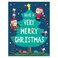 بطاقة تهنئة للكريسماس - متعدد الألوان