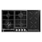 Teka JZC 96342 BBB Gas on glass + Induction hob with Direct Functions and 6 cooking zones in 90