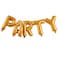 Gold Party Balloon Bunting