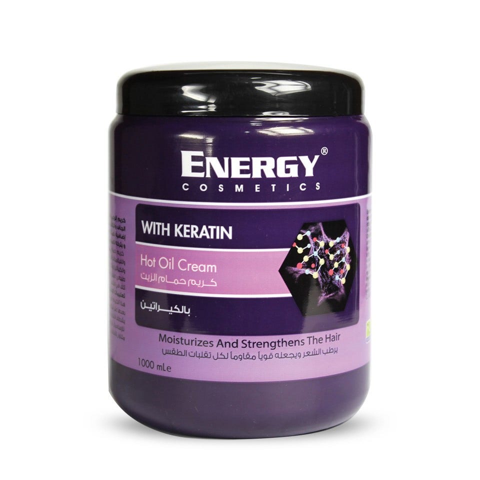 Energy Cosmetics Keratin Hot Oil Cream, 1000 ml