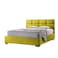In House Lombardia Velvet Bed Frame - Queen - 200x140 cm - Gold