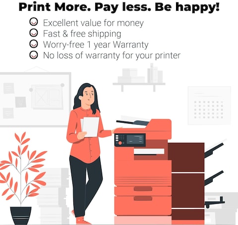 SPS 6x Compatible for HP 30A CF230A Black Toner for HP LaserJet Pro M203 Series prints 9600 pages