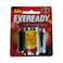 Eveready Alkaline Battery Super Heavy Duty AA 4+2 Batteries Black