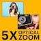 Kodak PIXPRO FZ55-BK 16MP Digital Camera 5X Optical Zoom 28mm Wide Angle 1080P Full HD Video 2.7&quot; LCD Vlogging Camera (Black)