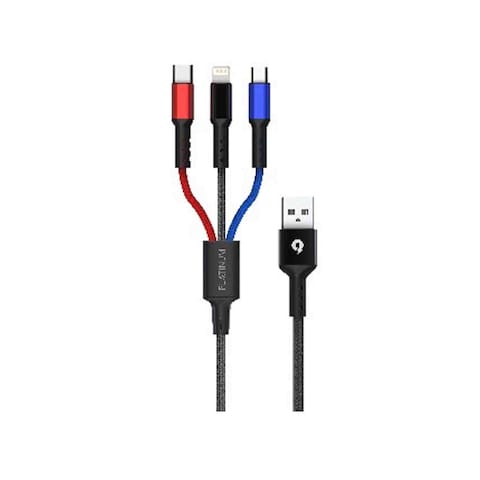 Platinum Cable 3 In 1Tri-Color