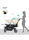 Moon Dois Foldable Twin Stroller - Red, 0M+