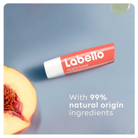 Labello 24-Hour Melt-in Moisture Peach Shine Lip Balm 4.8g