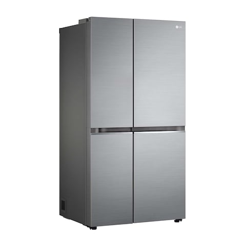 ثلاجة ال جي 655 لتر 2 باب - فضي - GC-B257SLWL