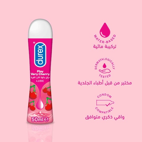 Durex Play Cheeky Cherry Lube Gel 50 ml