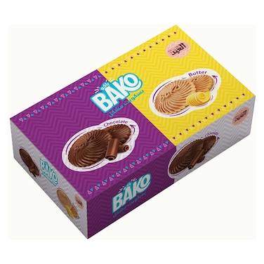 العبد باكو بسكويت مشكل - 18 قطعة