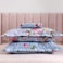 3-Piece King Size Printed Fitted Sheet Set 1 Fitted Sheet + 2 Pillow Cases Microfibre KEF