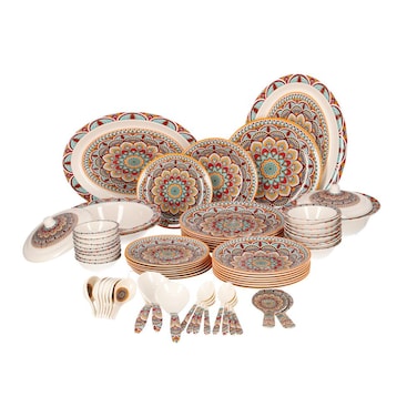 Sky Melamine Dinner Set Serves 8 Person