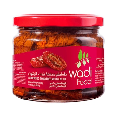 Wadi Food Sundried Tomatoes with Olive Oil - 325 gram