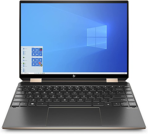 HP Spectre x360 2 In 1 14-ea0005ne Laptop, 13.5&quot; WUXGA+ TouchScreen, 11th Gen Intel Core i7 processor, 16GB RAM, 1TB SSD, Intel Iris Xe Graphics, Windows 10, EN-AR KB, Black, 2Z0J5EA