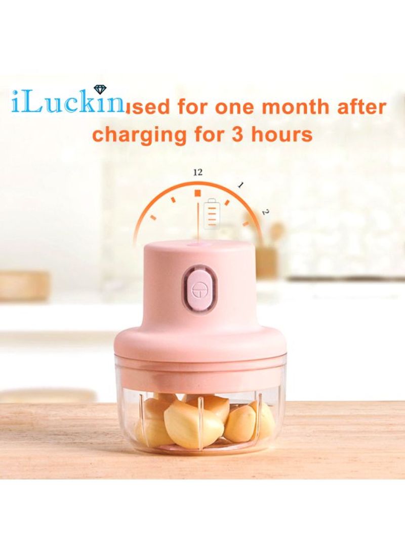 Wtrtr - Wireless Electric Mini Food Chopper And Processor Pink 20cm