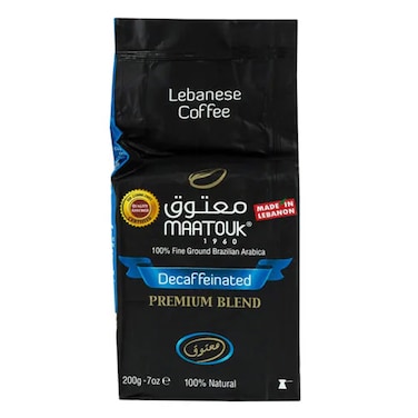 Maatouk Premium Blend Decaffeinated Coffee 200GR
