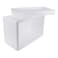 Thermocol Ice Box With Lid White 60x40x32.5cm