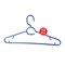 Kuber Industries Plastic Hanger Set For Wardrobe - 12 Pieces