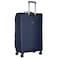 Eminent Expandable Luggage Trolley Bag Soft Suitcase for Unisex Travel Polyester Shell Lightweight with TSA lock Double Spinner Wheels E751SZ Large Checked 28 Inch Navy Blue