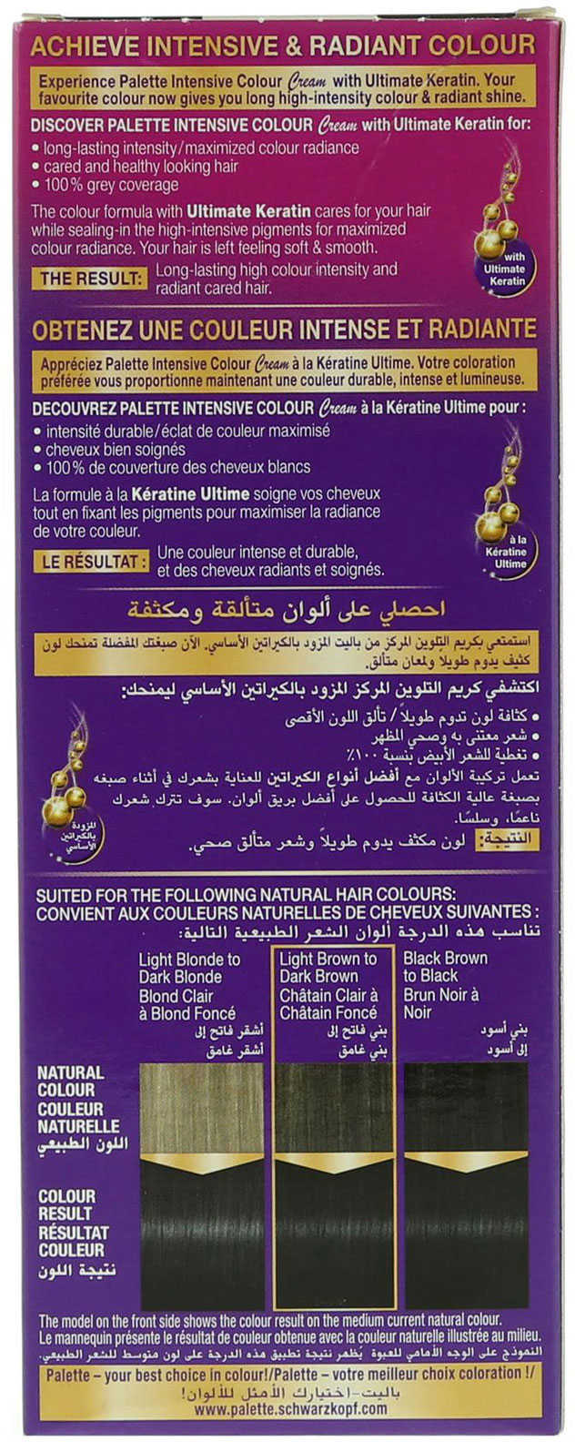 Palette Hair Color Kit Intense Black No.1-0 product thumbnail 6