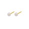 Caflon Fashion Sense Gold Plated Pearl Earring, 3 mm