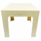 El Helal and Star Square Rattan Table - Beige