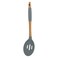 Home Pro Silicone Head Slotted Spoon Blue And Beige