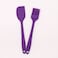 2PC SILICONE COOKWARE BAKEWARE BAKING COOKING BASTING BRUSH SPATULA SET(Assorted colors)