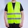 Reflective Jacket High Quality High Visibility Reflect Protective Safety Reflective Jacket with 2 inch Reflector Strips XL (Green)