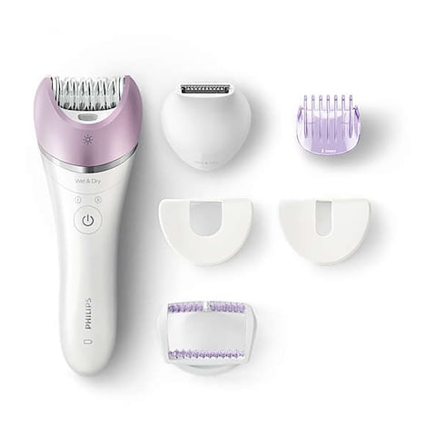 Philips Satinelle Advanced Wet &amp; Dry Epilator - White - BRE632/00