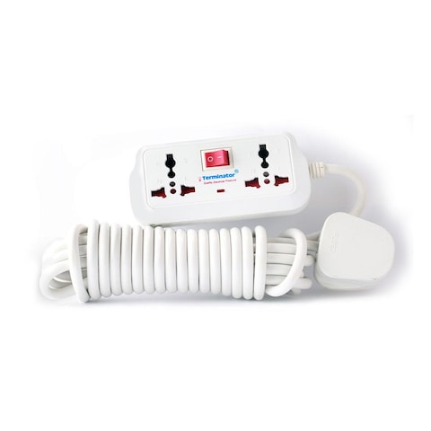 Terminator 4 Way Power Extension Socket 5m Cable 13A Model: TPB 306-5m