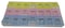 Generic 7 Days Colorful Pill Box 3 Line Medicine Box Storage