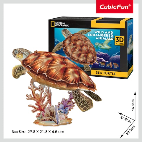 Ngeo 3D Puzzle Sea Turtle 31Pcs